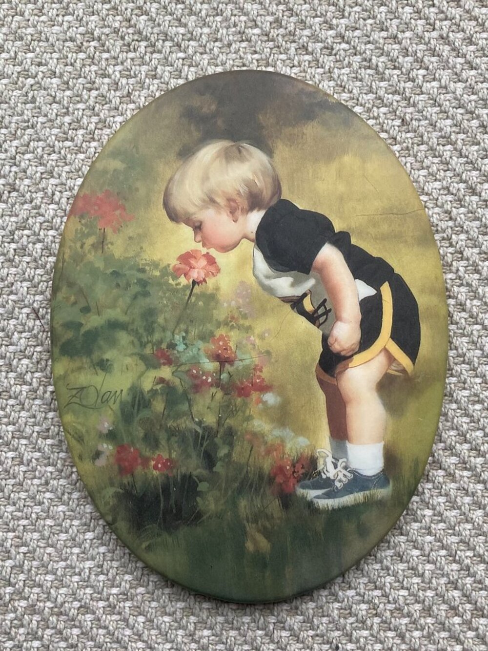 Donald Zolan "Grandma's Garden" Plate, Pemberton & Oakes 1992, A2232